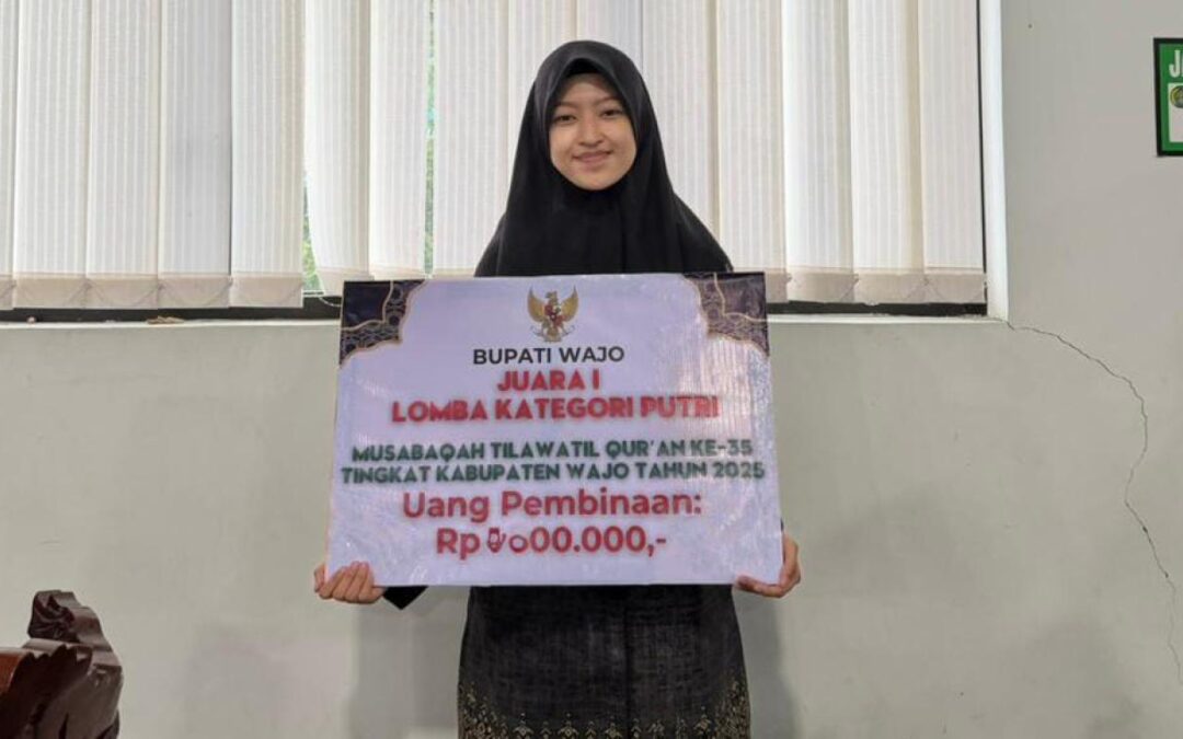 Mahasiswa BSA UIN Alauddin Makassar Raih Juara 1 KTIQ pada MTQ Kabupaten Wajo 2025
