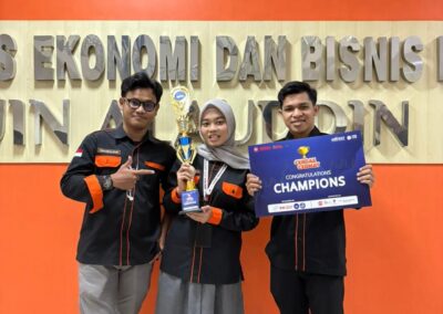 Raih Juara, Mahasiswa UIN Alauddin Unjuk Kemampuan di Bidang Pasar Modal pada GINFEST 2026