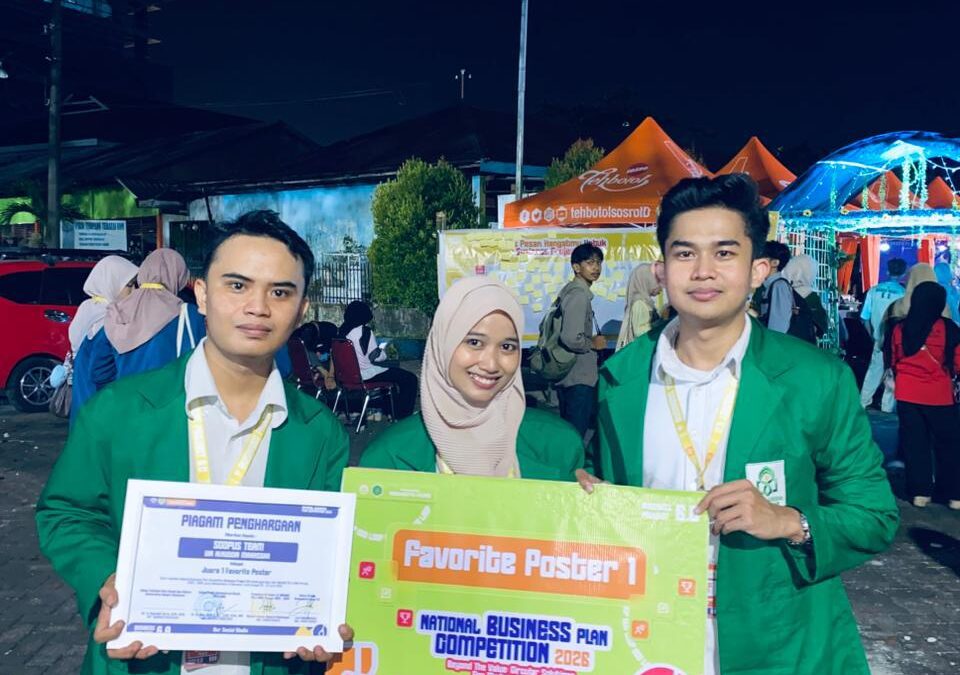 Mahasiswa FEBI UIN Alauddin Raih Juara Favorit Poster Nasional 2026