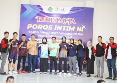 Cabor Tennis Meja UIN Makassar Sabet 5 Medali di Poros Intim III, 4 Emas dan 1 Perak