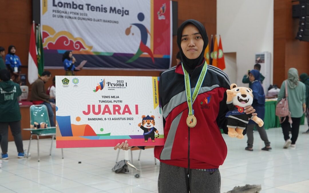 Nuraini S, Sumbang Medali Emas Untuk Kontingen UIN Makassar di Ajang Pesona I PTKN